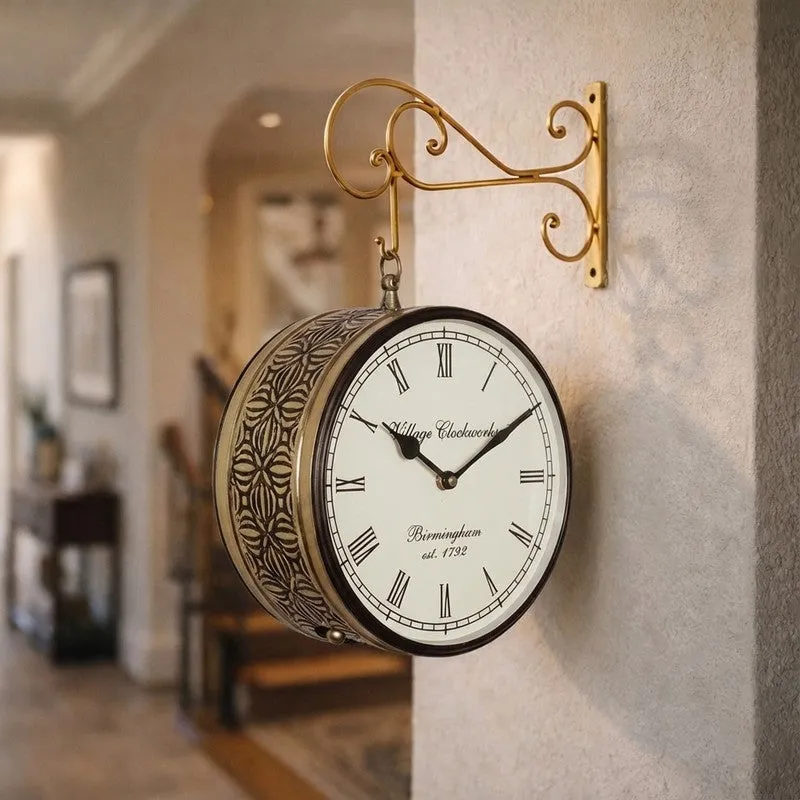 The Aurum Wood Wall Clock media 1