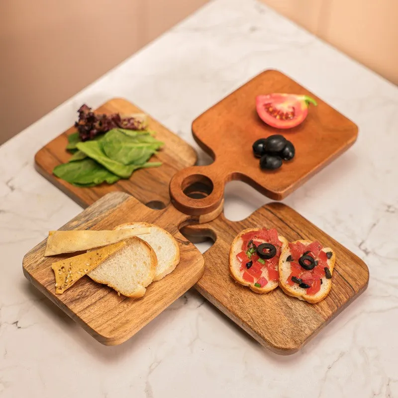 UrbanTable Wood Platter - Set of Four media 5