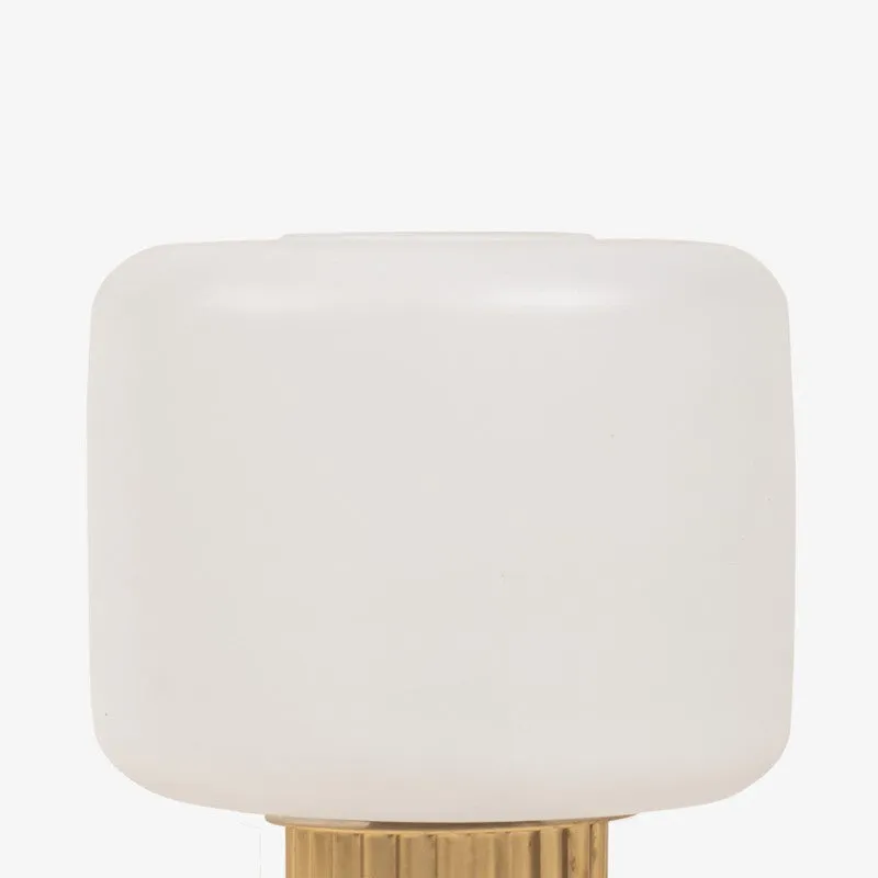 Orange Tree Glided Glass Table Lamp - White,Gold media 9