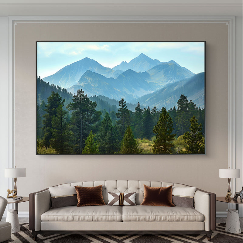 Serene Hillscape Canvas Wall Painting