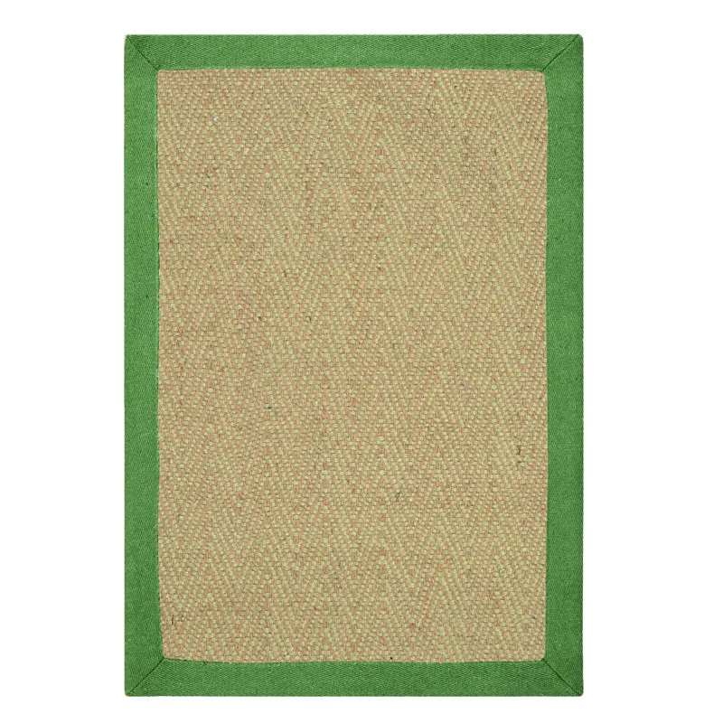 ChevronTread Anti-Slip Jute Door Mats - Green media 1