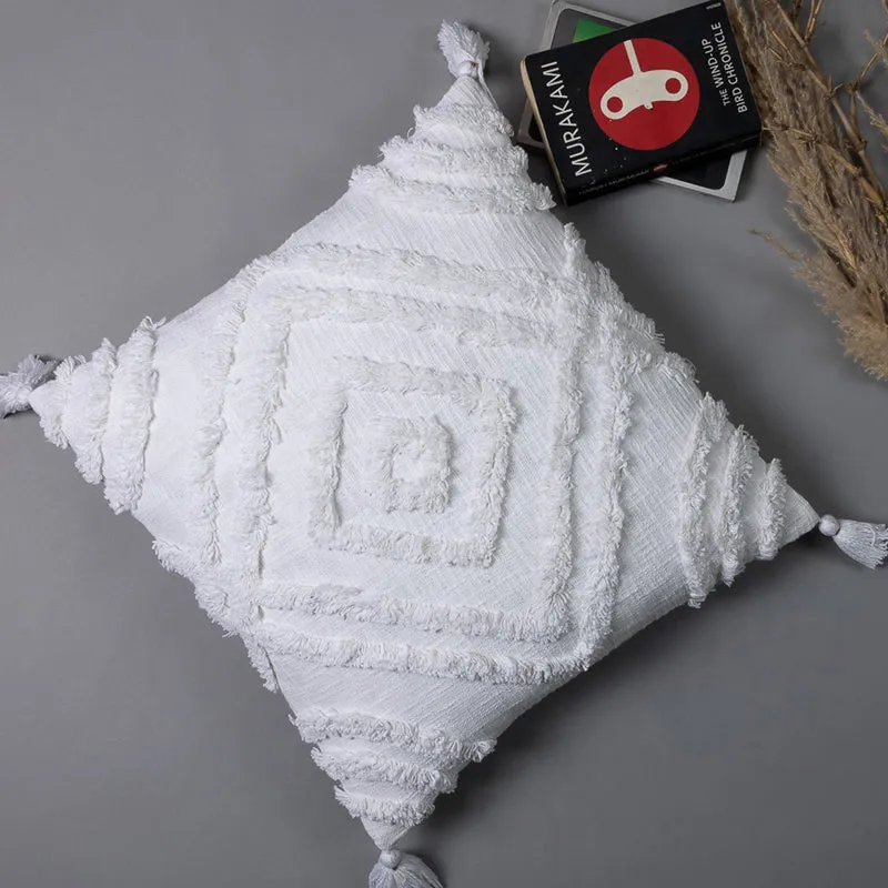 Weft Knot Tufted Cushion Cover media 5