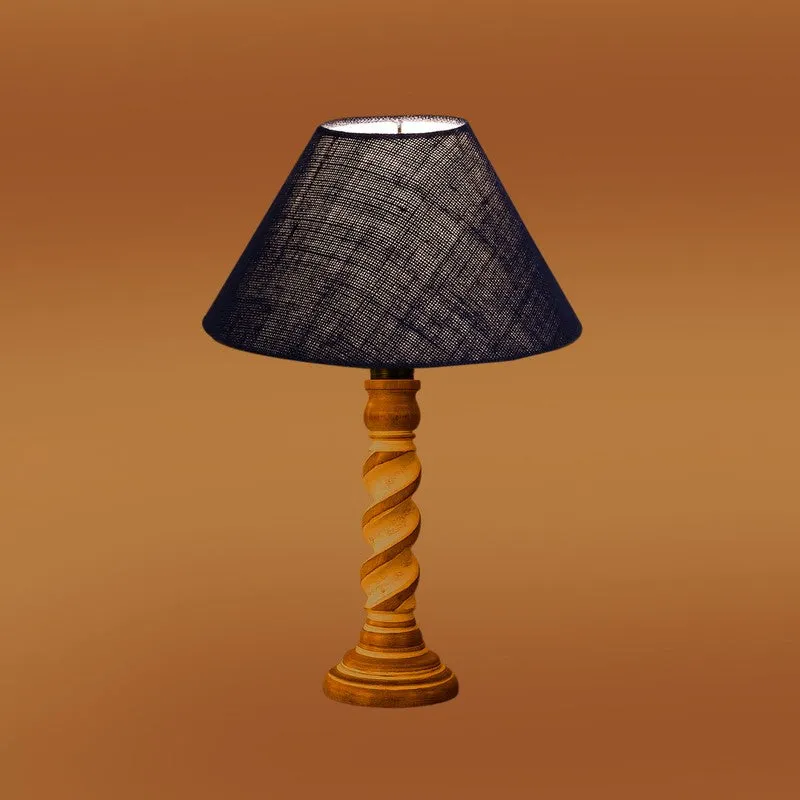 Modera Velto Wooden Table Lamp - Blue media 7