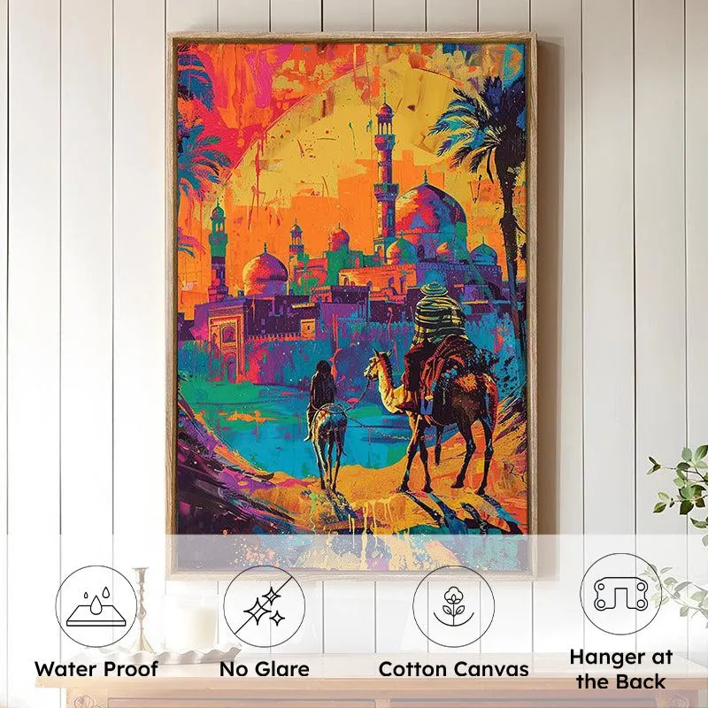 Mirage of Majesty Canvas Traditional Wall Art With Frame media 6