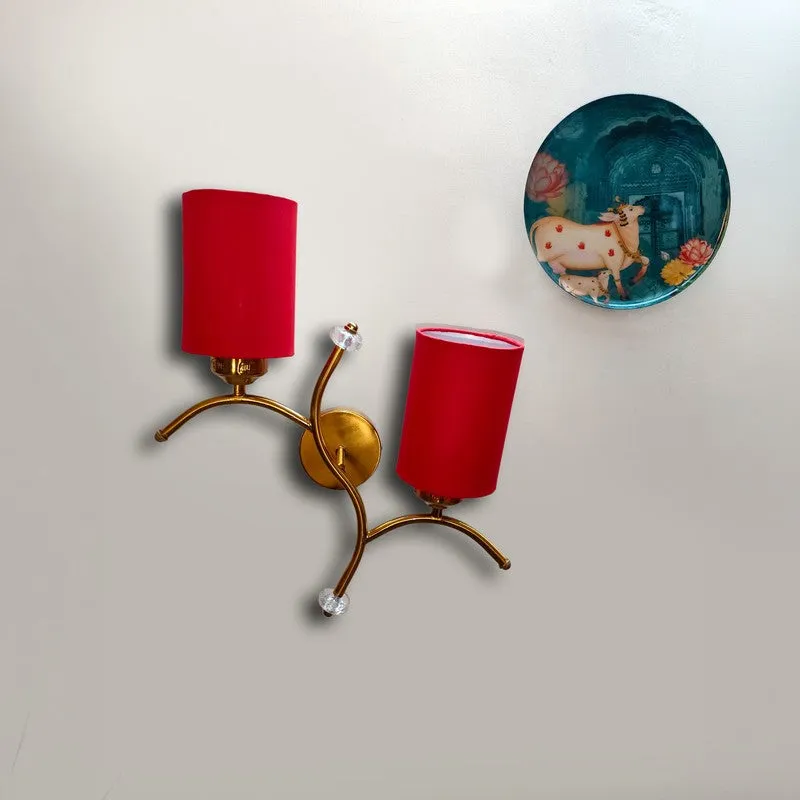 LumiBranch Dual Cotton Wall Lamp - Red media 3