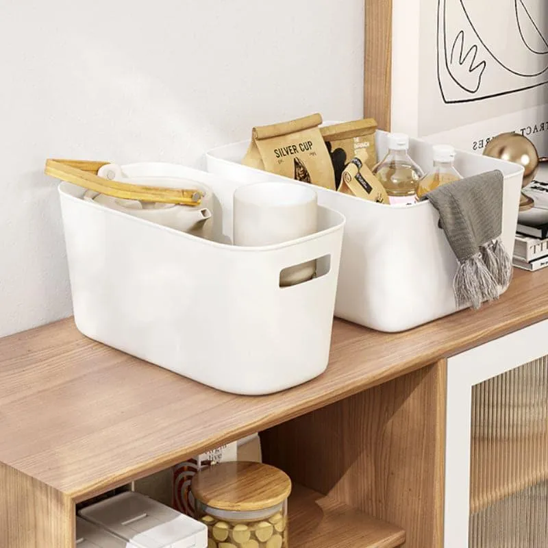 Hemaro Polypropylene Storage Basket - Set Of Two media 1