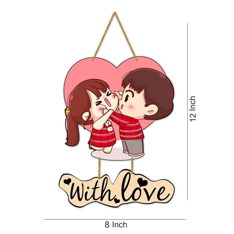Couple With Love I Polyester & MDF Wall Hanging media 8