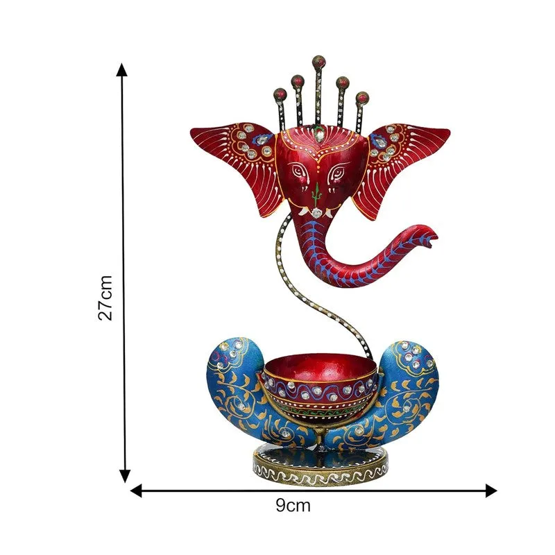 Nritya Ganesh Tea Light Candle Holder media 6