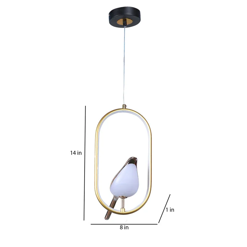Avian Halo Iron Ceiling Lamp - Oval media 8