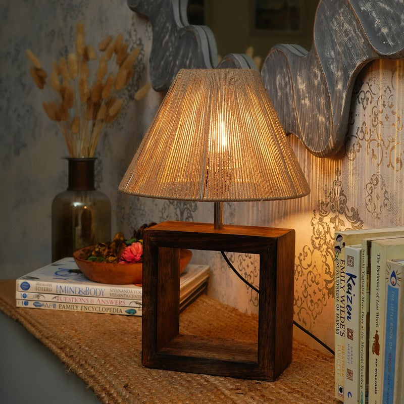 Tactile Cotton Table Lamp - Beige