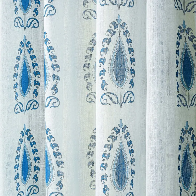 Whispa Linen Texture Sheer Curtain - Set Of Two media 10