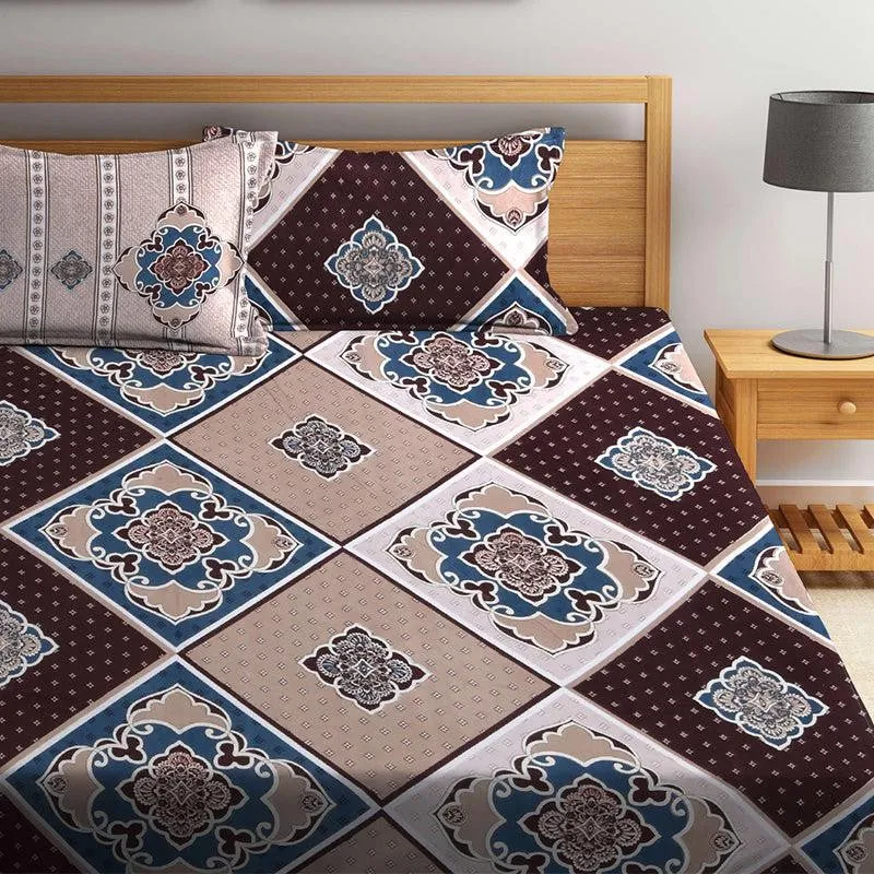 Waldo Ethnic Bedsheet - 180 GSM media 1