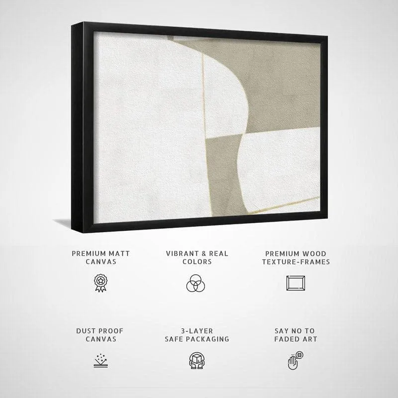 Abstract Cabot Canvas Wall Painting - Black Frame media 5