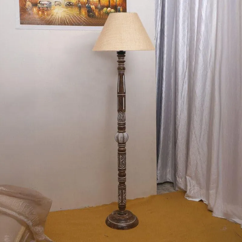 Colton Ezra Floor Lamp - Beige media 3