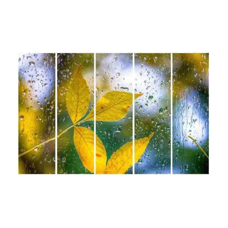 Raindrops Wall Art - Five Piece Set media 3