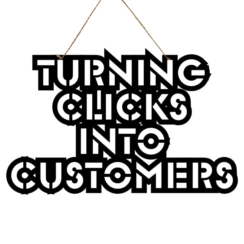 Turning Clicks Into Customers Mild Steel Wall Accent media 3