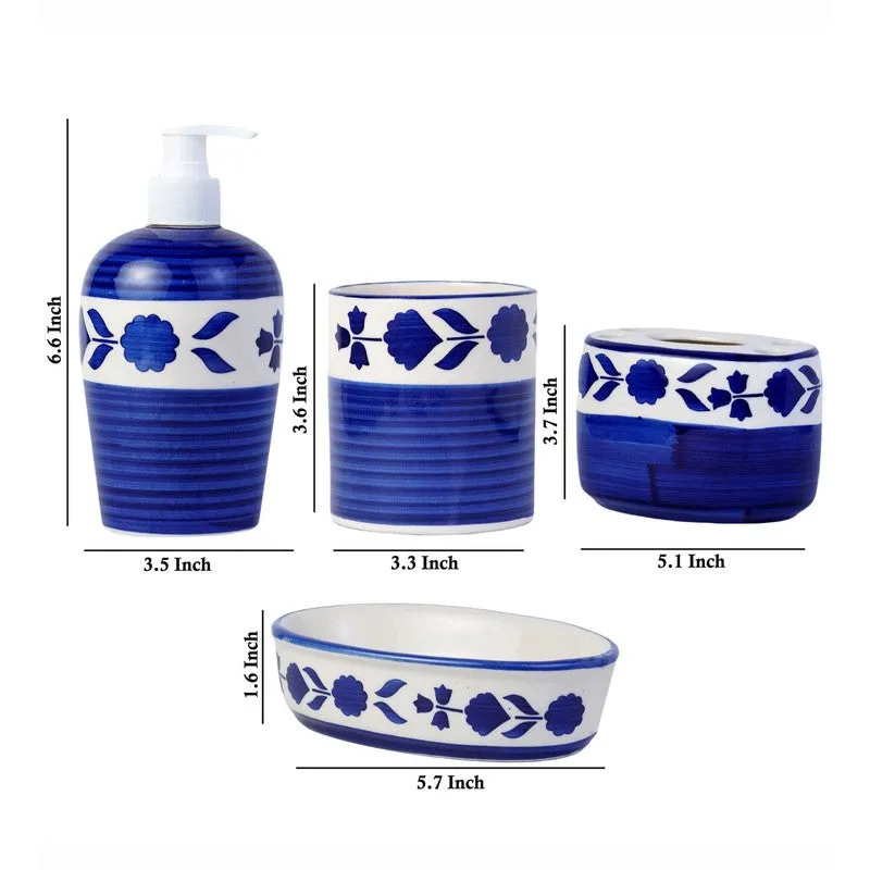 Bath Grace Ceramic Bathroom Set - Four Piece Set media 6