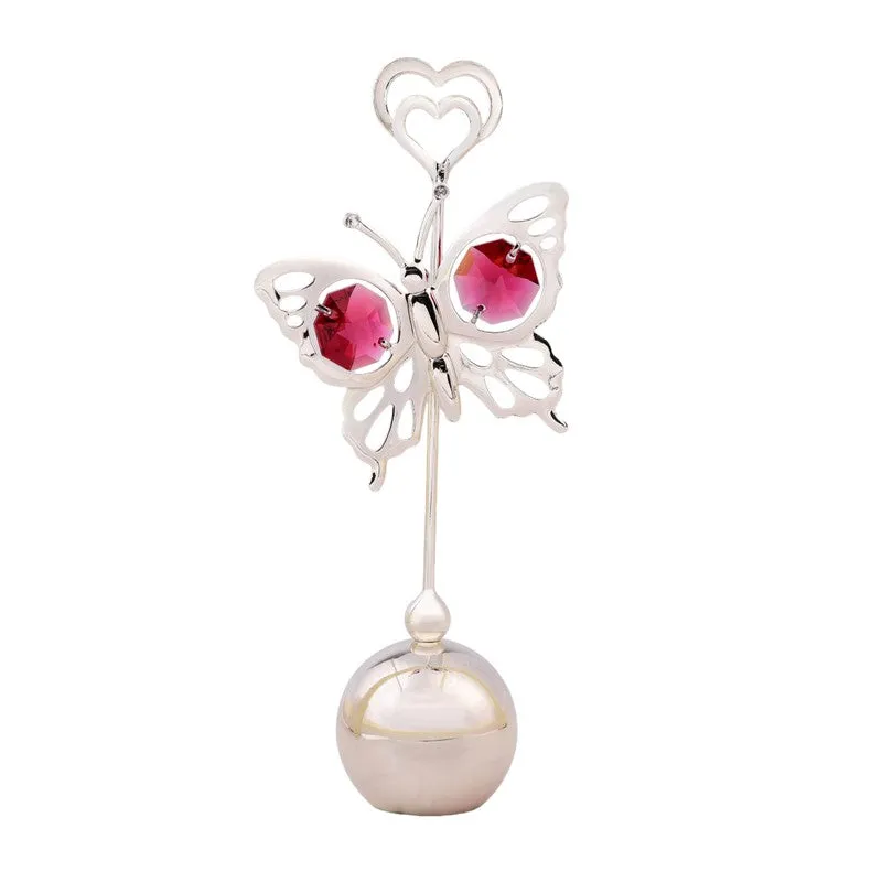 Majestic Flutter Silver Plated Mild Steel Showpiece media 4