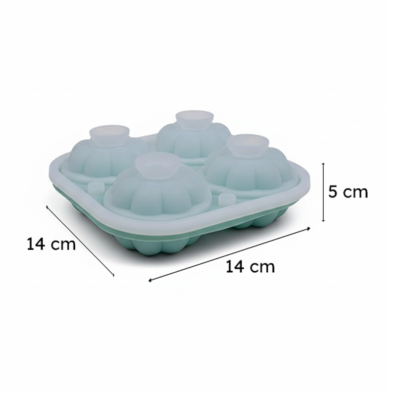 Chill Silicone 4-Cube Ice Mould - Green media 7