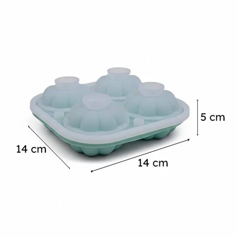 Chill Silicone 4-Cube Ice Mould - Green media 7