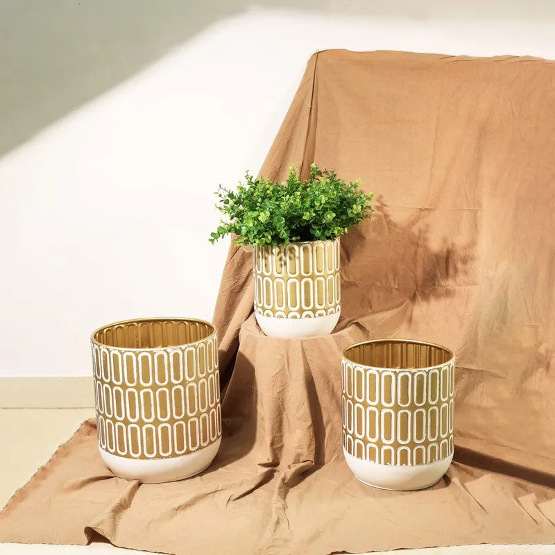 Solstice Metal Planters - Set Of Three media 4