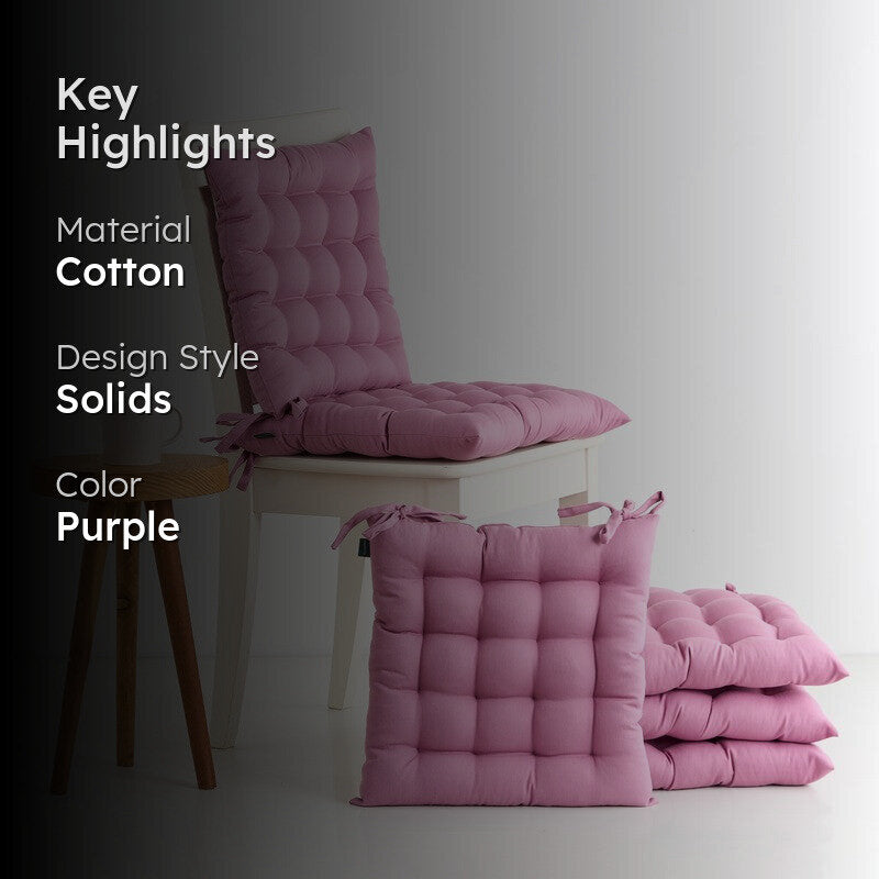 Savra Chair Pad (Purple) - Set Of Six media 2