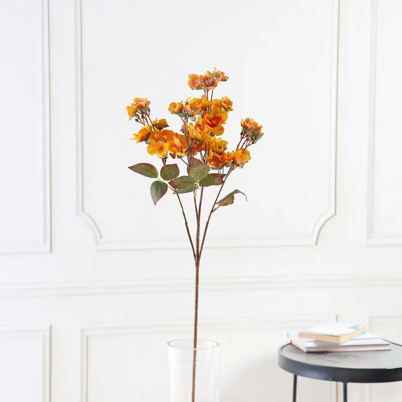 Multiflora Meadow Artificial Flower Spray - Yellow media 4
