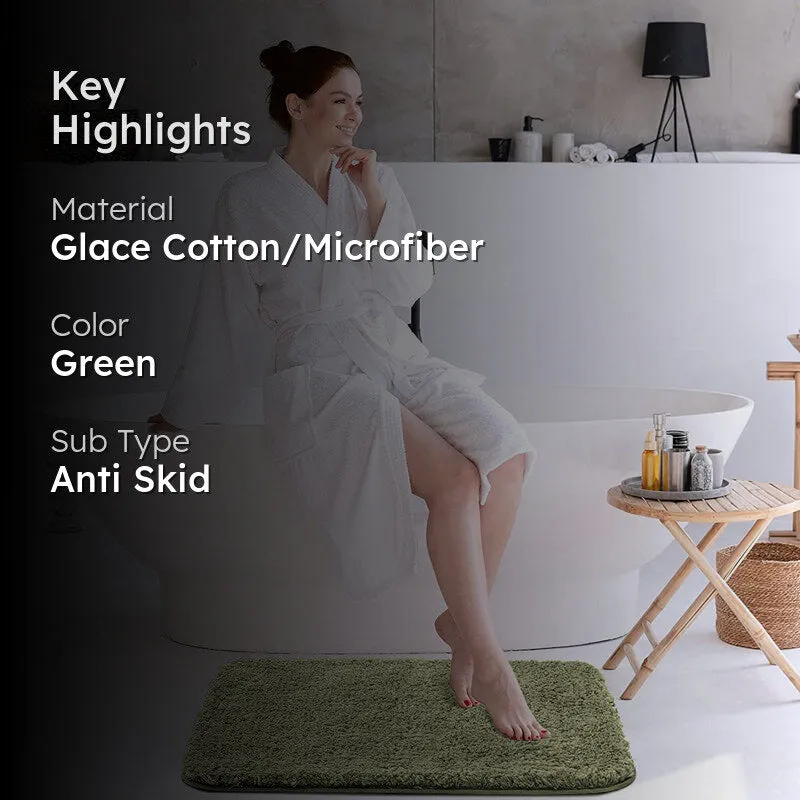 Vegas Luxe Bath Mat - Green media 2
