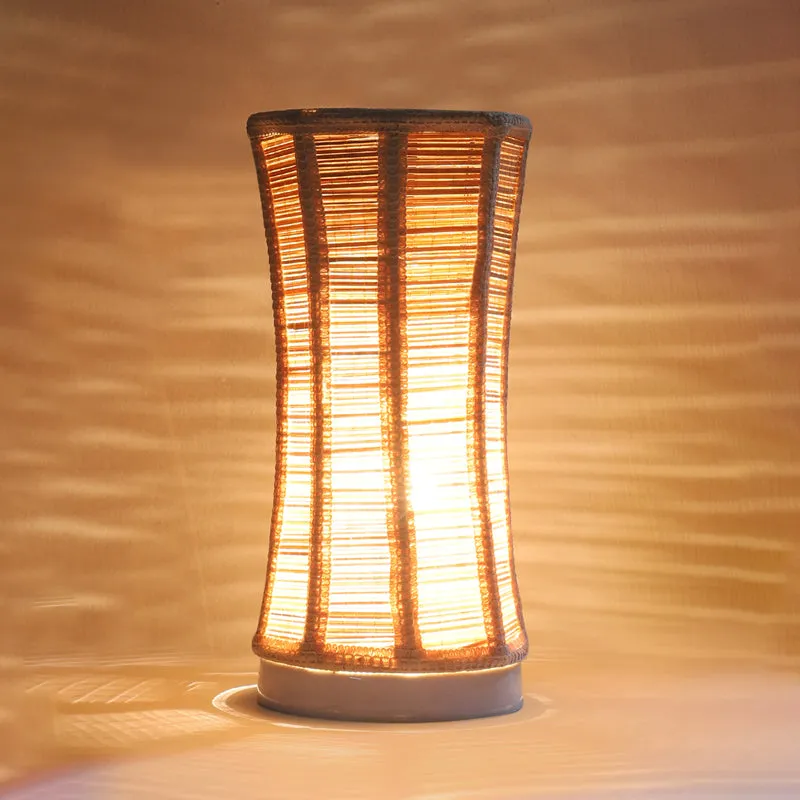 Loomis Bamboo Curve Table Lamp - White media 5