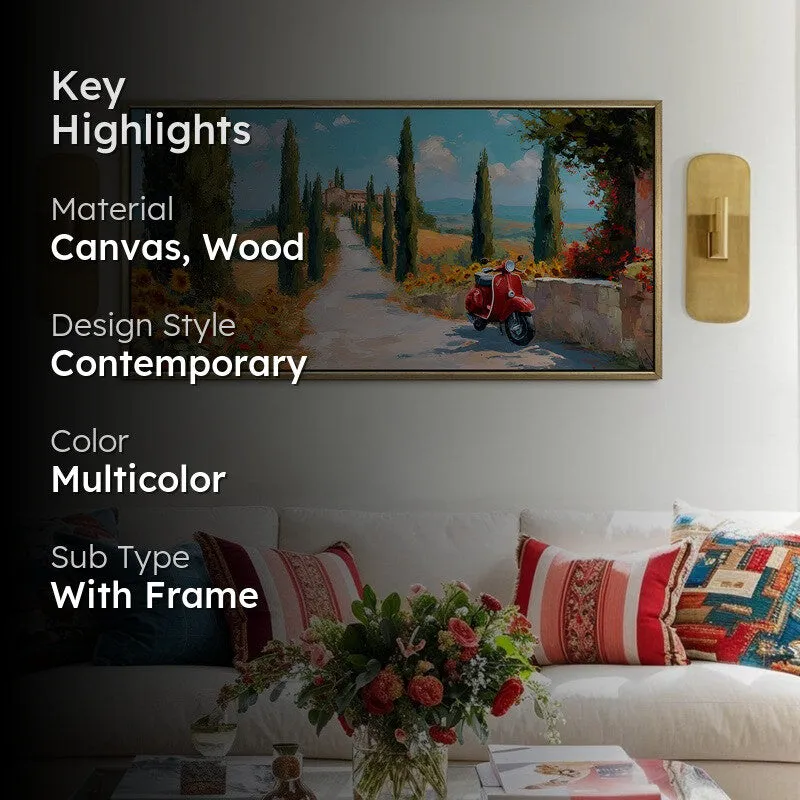 Fieldglow Canvas Wall Painting With Frame media 2