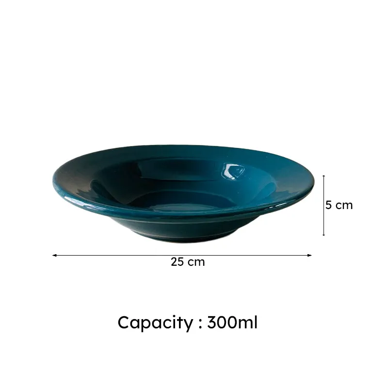 Manira Saphire Blue Pasta Plate - 300 ML media 7