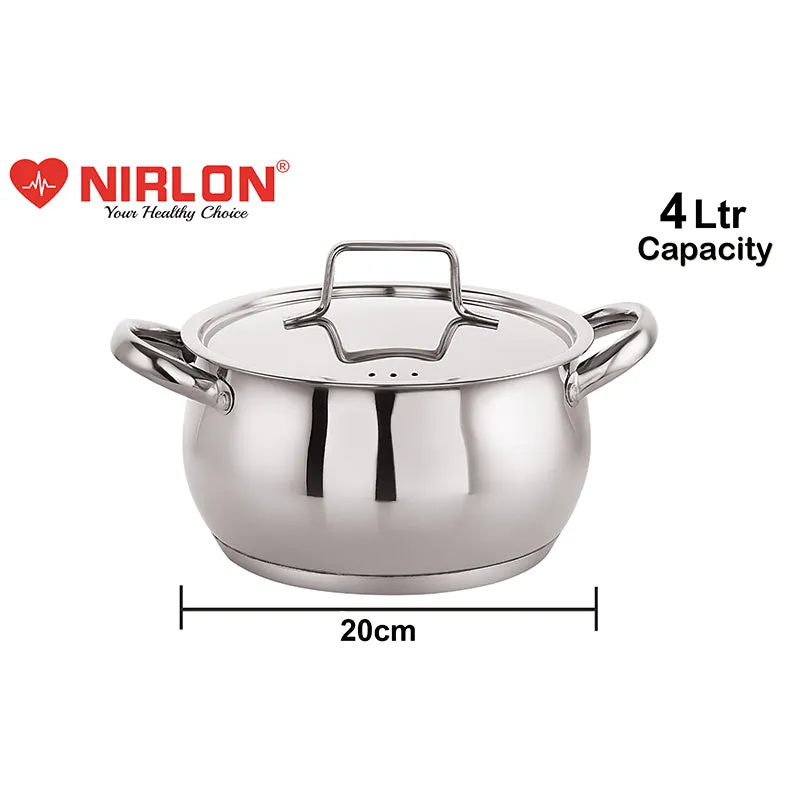 Nirlon Handi With Lid - 4000 mL/8 Inches media 7
