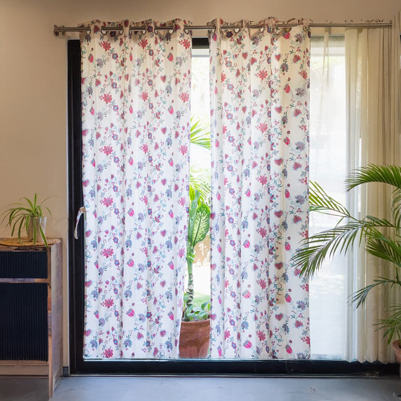 Urban Space Flaura Curtain (Pink) - Set Of Two media 2