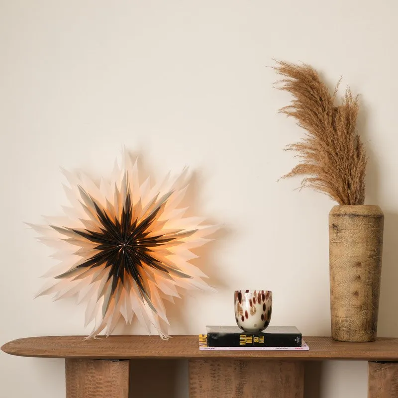 Fig Living Snowflake Flower Festive Light - Black media 4