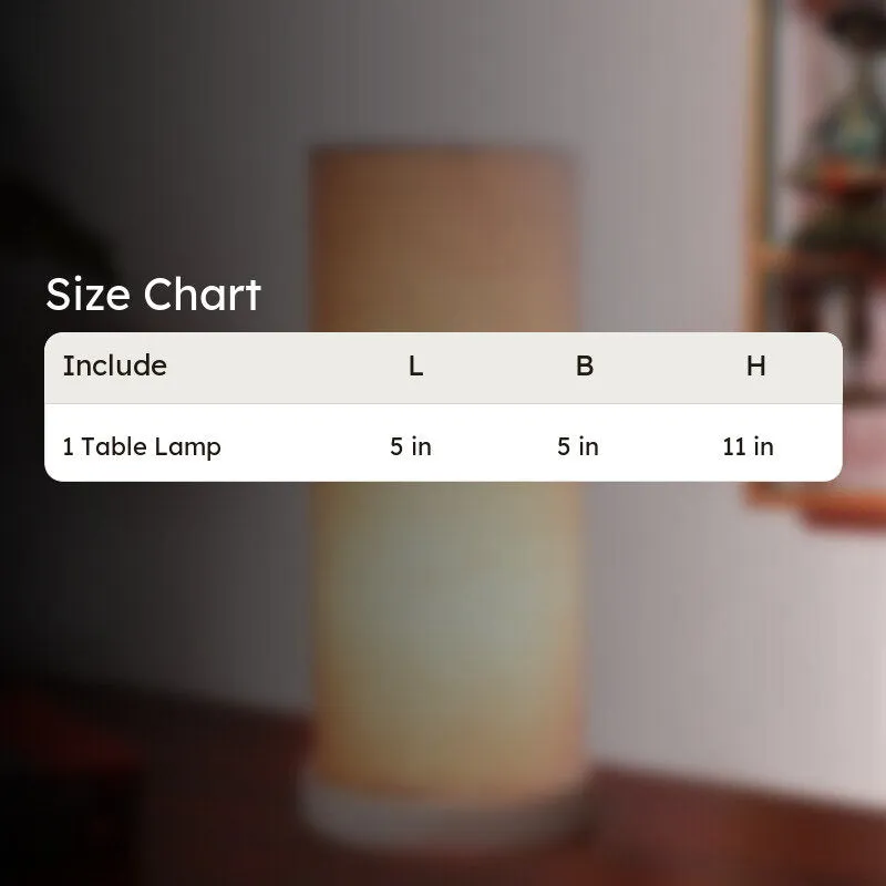 Esto Tower Wooden Table Lamp - Grey media 6