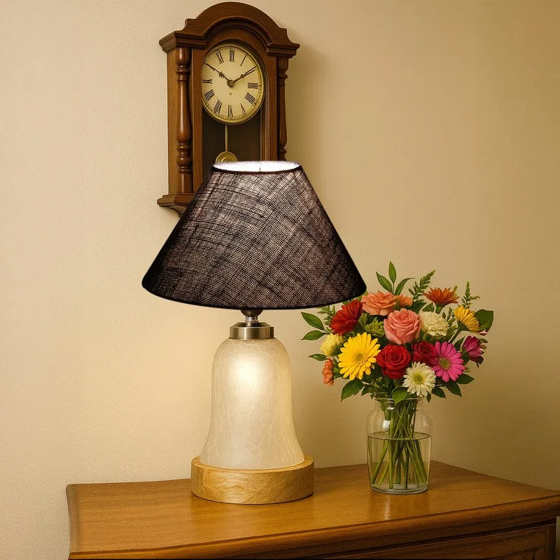 Zoravelle Wooden Table Lamp - Blue media 3