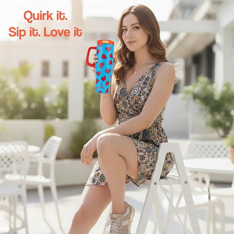Cupid Vibes Stainless Steel Tumbler - 1200 ML media 10