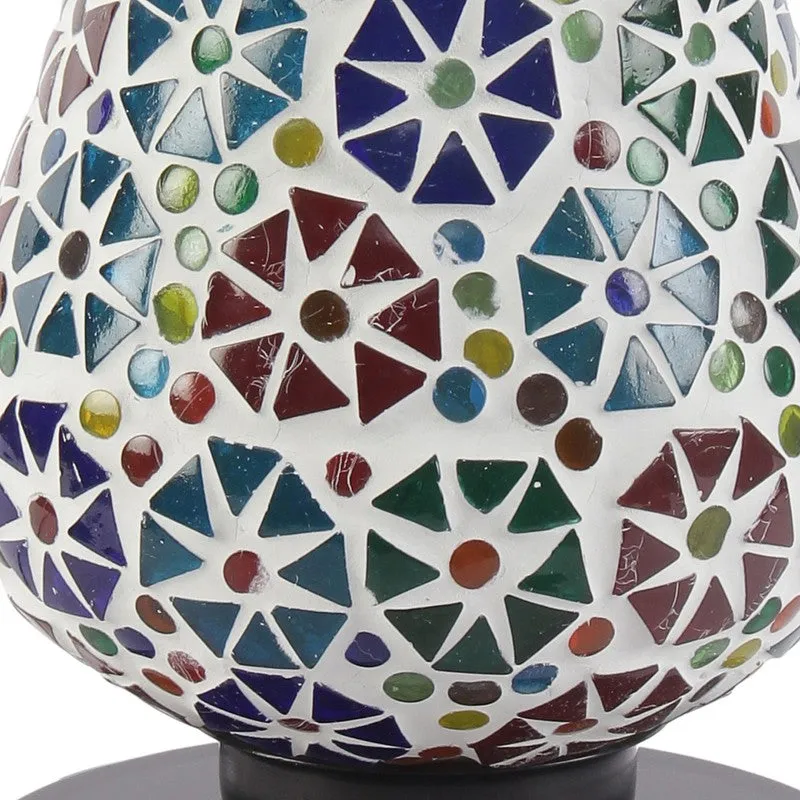 Moonixa Mosaic Glass Table Lamp - Multicolor media 7