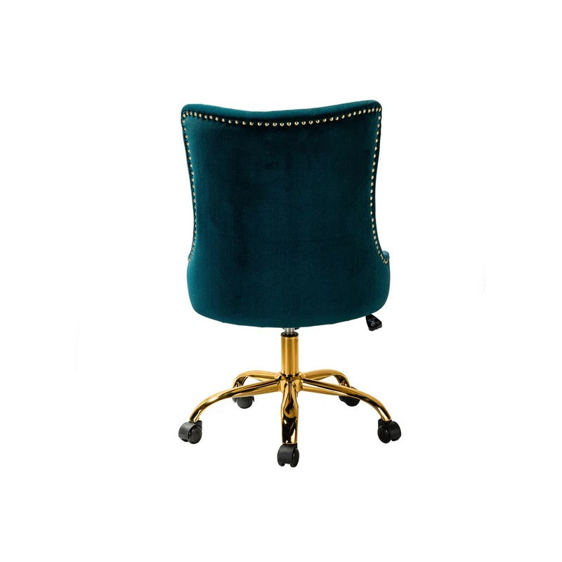 Seatra Neem Wood Office Chair - Blue media 4