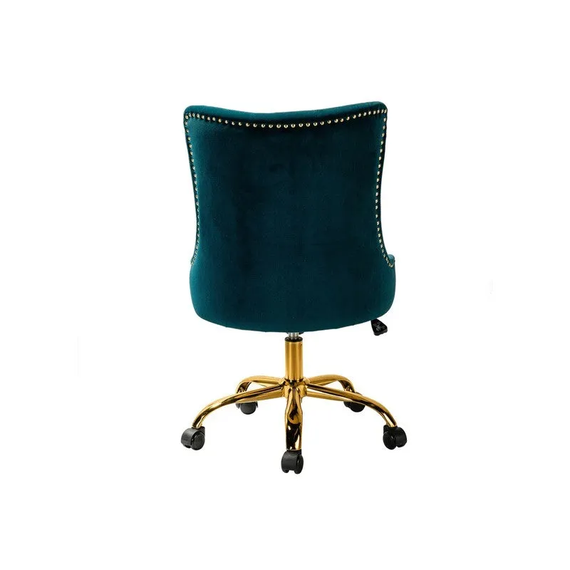 Seatra Neem Wood Office Chair - Blue media 4