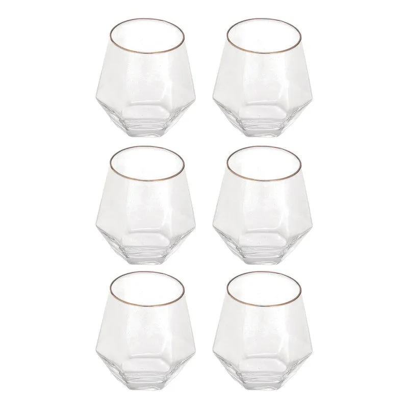 GoldenShard Whiskey Glasses - Set Of Six media 4