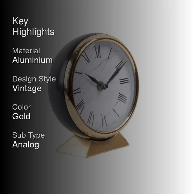 Sacha Gaspard Table Clock - Black & White media 2