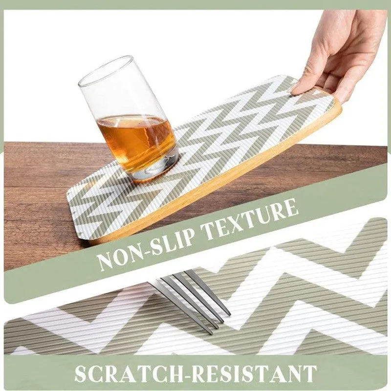 Zig Zag Kitchen Shelf Waterproof Liner Mat - Set Of Two media 6