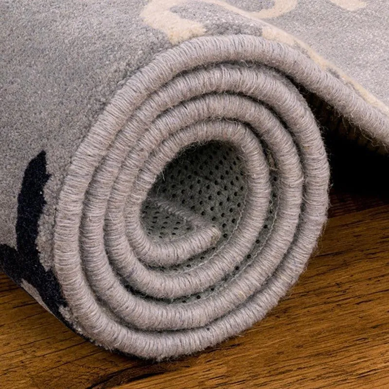 Anchors Hand Tufted Aweigh Kids Wool & Nylon Carpet - Blue media 8