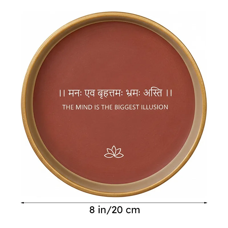 Mind Illusion Terracotta Wall Plate media 5