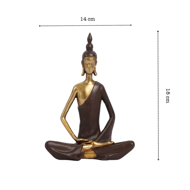 Meditating Buddha Harmony Showpiece media 8