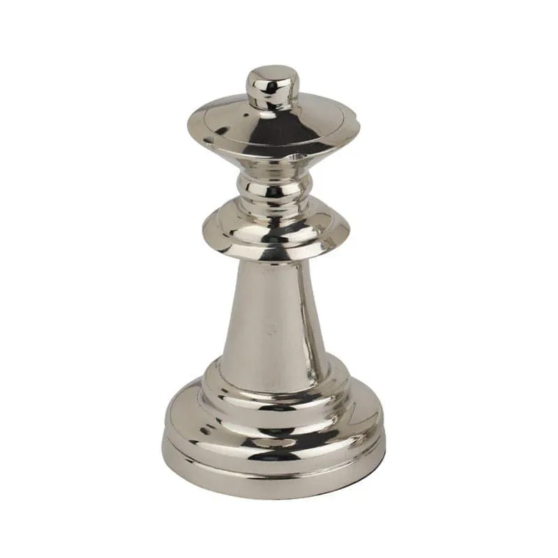 Chess Charm Queen Showpiece - Silver media 5