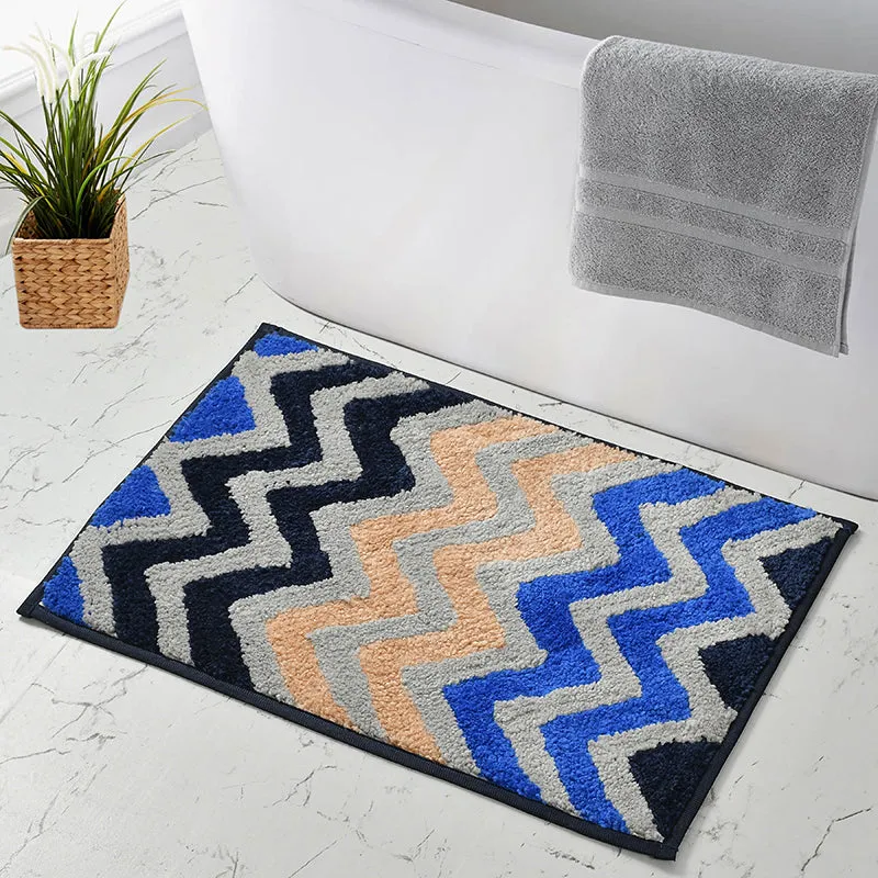 Striava Microfiber Bath Mat - Blue media 1