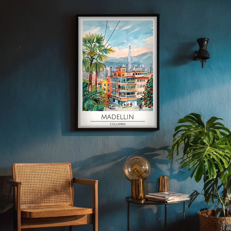 Vintage Madelline Framed Canvas Wall Painting media 4