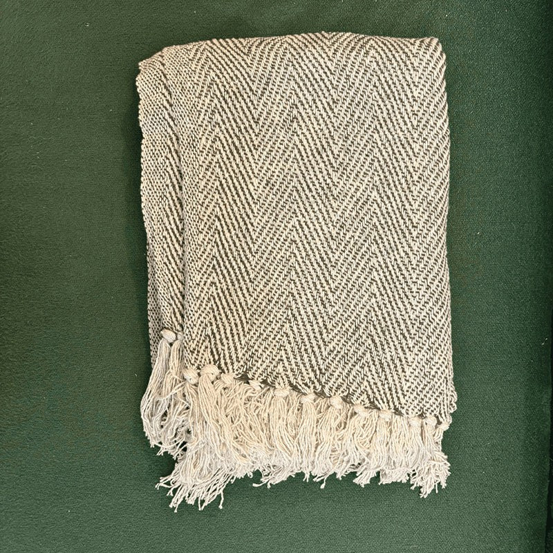 Moss Loom Cotton Throw media 5